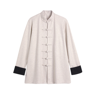 冬季太极服女男新款加厚蚕丝羊绒高端太极拳中式服装八段锦练功服