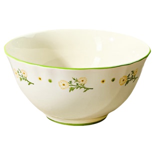 清新陶瓷米饭碗家用2026新款高颜值餐具好看的吃饭碗盘子汤碗面碗