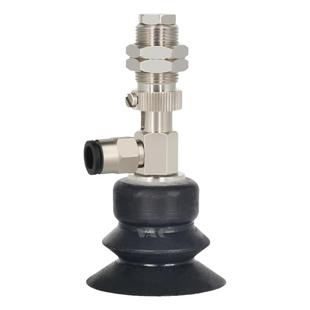 J-WET41-D30/42-d10/50精密型风琴橡胶真空吸盘弹簧式侧面NBR橡胶