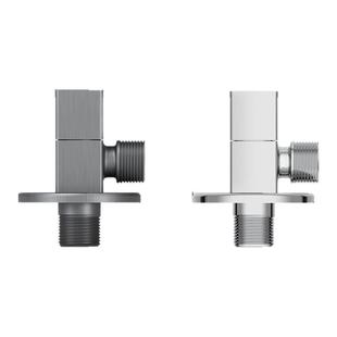 九牧卫浴方形角阀冷热通用精铜八字开关阀门加厚家用三角阀直通阀