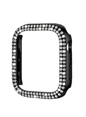 【升级双排钻】适用苹果手表s11保护壳满天星镶钻applewatch10超薄S9表壳女生iwatch8保护套6/5表带SE代配件