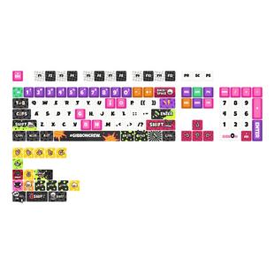 火矛RAPPER艺术家联名机械键盘键帽个性PBT四面透光ev63迈从ace68