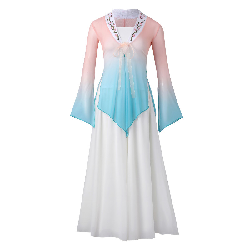 古典舞身韵纱衣舞蹈服服装飘逸