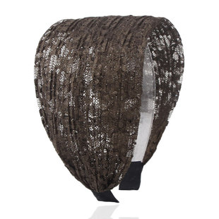 宽边发箍透气夏季头饰发卡碎发遮白发遮盖神器时尚发带头箍女士