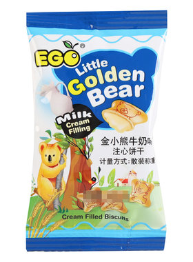 EGO金小熊注心饼干多口味零食
