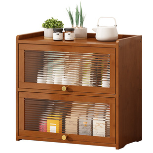 桌面置物架防尘桌上办公室工位收纳家用书桌台面茶具茶叶水杯架子