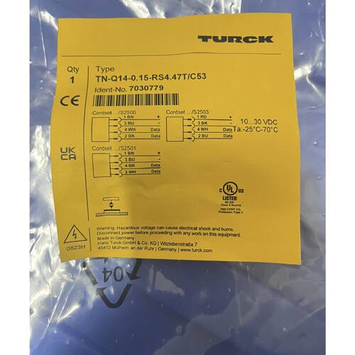议价TURCK 图尔克读写头 TN-Q14-0.15-RS4.47T 7030779 全新原装