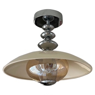 餐厅吊灯三头吧台灯复古胡桃色木纹宅寂风中古阳台玄关过道吸顶灯