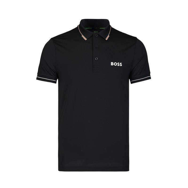 【自营】Hugo Boss夏季辛苦男男装短袖气质男士翻领POLO衫