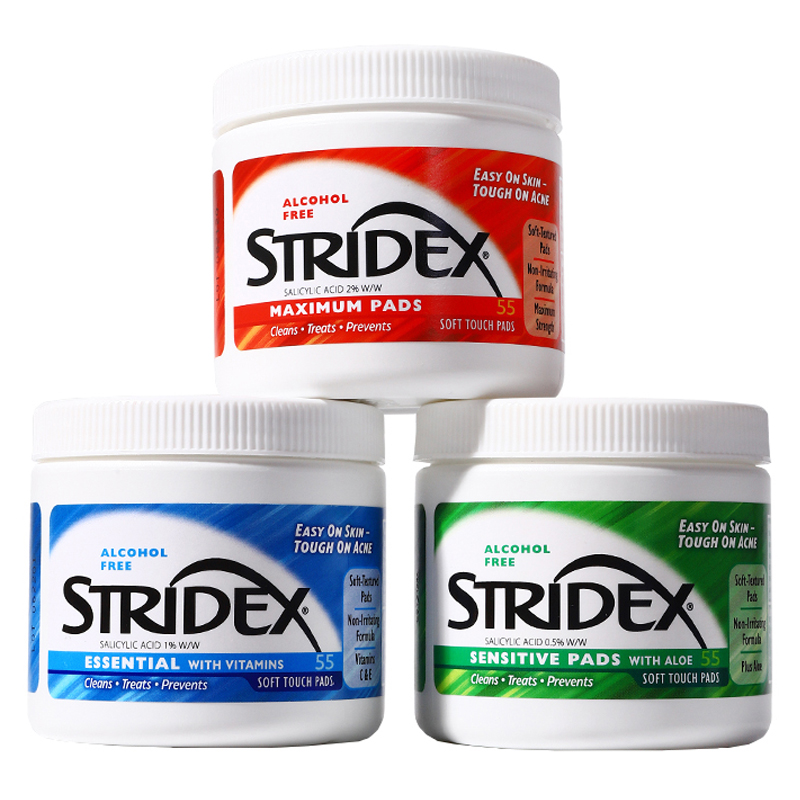 【自營】美國stridex水楊酸棉片刷去閉口黑頭粉刺痘痘印清潔毛孔