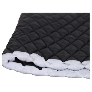 双面绗棉加厚布面料烤火罩保暖大衣服装内衬复合绗缝正反两面三层