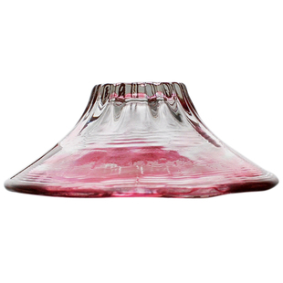 日本进口津轻手工玻璃琉璃烧酒杯日式青梅冷小酒杯达摩富士山清酒