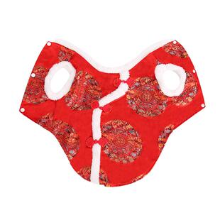 新款宠物衣服秋冬新年唐装猫狗小中大型犬狗衣服柴犬泰迪加绒保暖