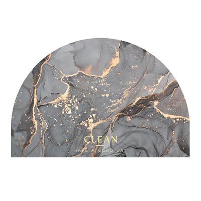 轻奢硅藻泥速干厕所吸水半圆地垫