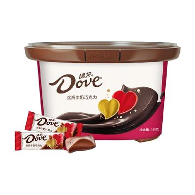 德芙牛奶巧克力180g×1碗×1组