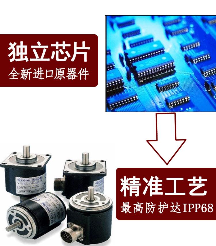 全新OTIS MH100-30-1024B01A电梯空心轴光电旋转编码器