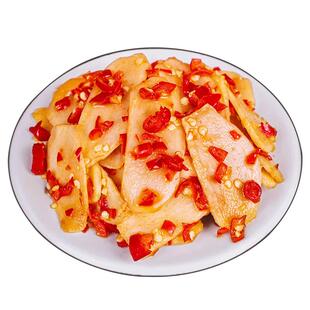 湖南特产剁椒生姜片泡姜嫩姜酸辣老姜辣椒子姜片香辣开味下饭菜
