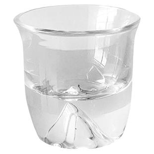 中古观山杯水晶玻璃小酒杯白酒杯清酒杯一口杯主人杯茶杯品茗杯子