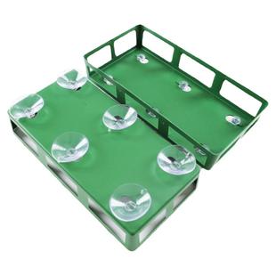 婚车装饰吸盘结婚花车用品塑料会议布置长方形底盘花泥托盘针资材