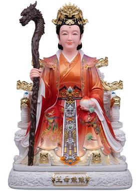 土地婆汉白玉福德正神像