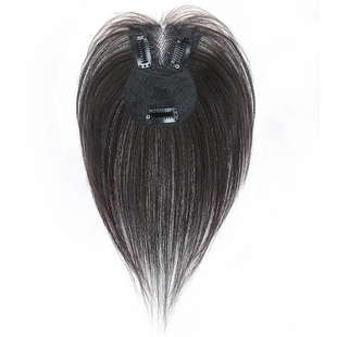 佳丽仟丝假发女片头顶仿真自然前额隐形无痕蓬松高颅顶刘海假发片