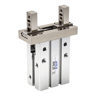 HFKL/10/16/20/25/N/B/F/HFSKL/HFTKL加长导轨气动气爪手指气缸