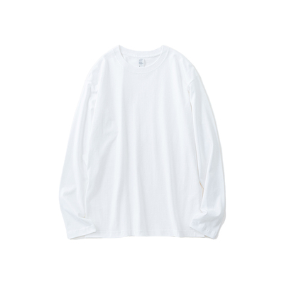 长袖T恤纯白色内搭叠穿春秋新款