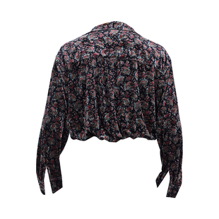 PUBLIC RADIO｜香港80年代的士高灯芯绒衬衫关刀领长袖复古腰果花