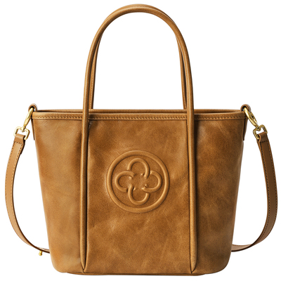 CASSILE卡思乐手提菜篮包2026新款植鞣牛皮通勤休闲斜挎小托特包