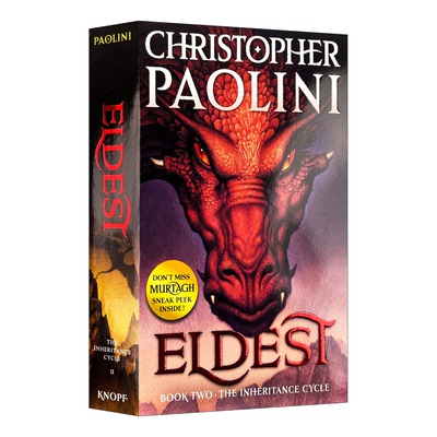 英文原版 Eldest The Inheritance Cycle 2 伊拉龙长老2 英文版 进口英语原版书籍