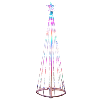 圣诞节装扮流水变色圣诞树merry