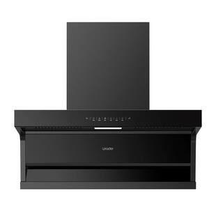 海尔抽吸油烟机家用厨房大吸力顶侧双吸猛火燃气灶套餐烟灶套装