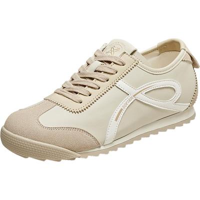 百思图2025秋季新款德训鞋街头潮流复古运动女休闲鞋V2518CM5