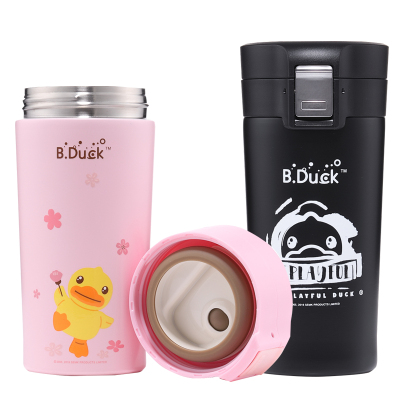 B.Duck小黄鸭保温杯不锈钢