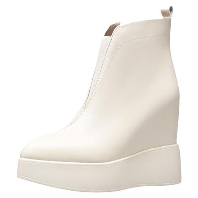 12CM真皮增高马丁靴秋冬百搭短靴