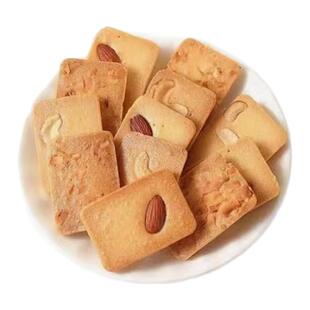 山姆达坚果芙脆饼干巴旦木椰片芙脆曲奇单独包装干酪蛋糕休闲零食