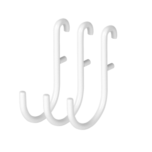 免打孔洞洞板配件金属挂钩挂钉挂杆夹子收纳展示架书房桌面置物架