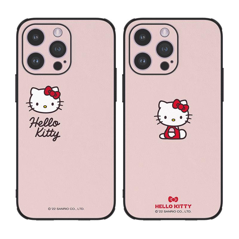 HelloKitty正版适用苹果15手机壳新款iphone16promax支架ip13带挂绳14pro女全包小羊皮12三丽鸥11高级感磁吸