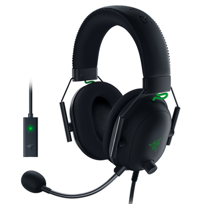 Razer/雷蛇旋风黑鲨V2游戏耳机麦