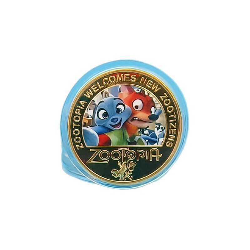 疯狂动物城金属纪念币儿童礼物