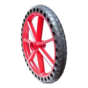 3.00-18内外胎手推车轮轱辘18轮胎300-18钢圈充气实心胎实心轮轱