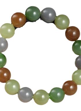 新疆和田玉多宝圆珠手链