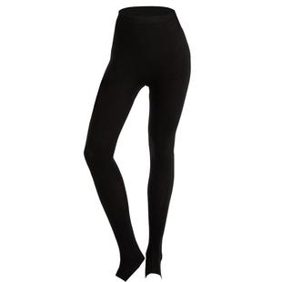 金棒棰女薄保暖羊绒裤外穿打底裤1078黑色脚踩针织羊绒裤修身显瘦