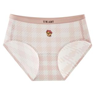 TeenieWeenie小熊冰丝内裤女士2026新款夏季抗菌无痕女生三角短裤