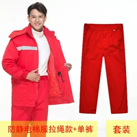 Комплект, красный чай улун Да Хун Пао, пуховик, штаны, 2 предмета