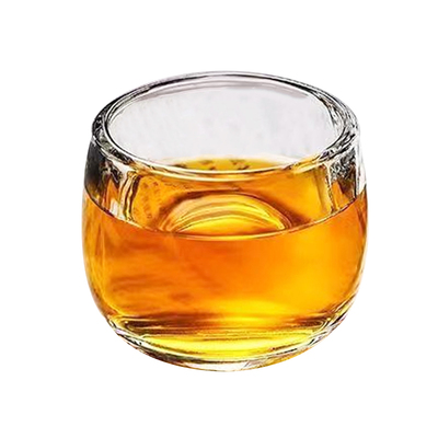 玻璃杯家用透明泡茶品茗杯子主人杯功夫茶具日式二两小酒杯扳指杯