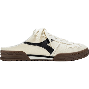 diadora/迪亚多纳休闲鞋情侣懒人鞋半拖帆布穆勒鞋CHANT SLIP-ON