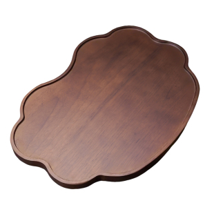 黑胡桃木干泡茶盘长方家用功夫茶具托盘高端实木新中式小型泡茶台