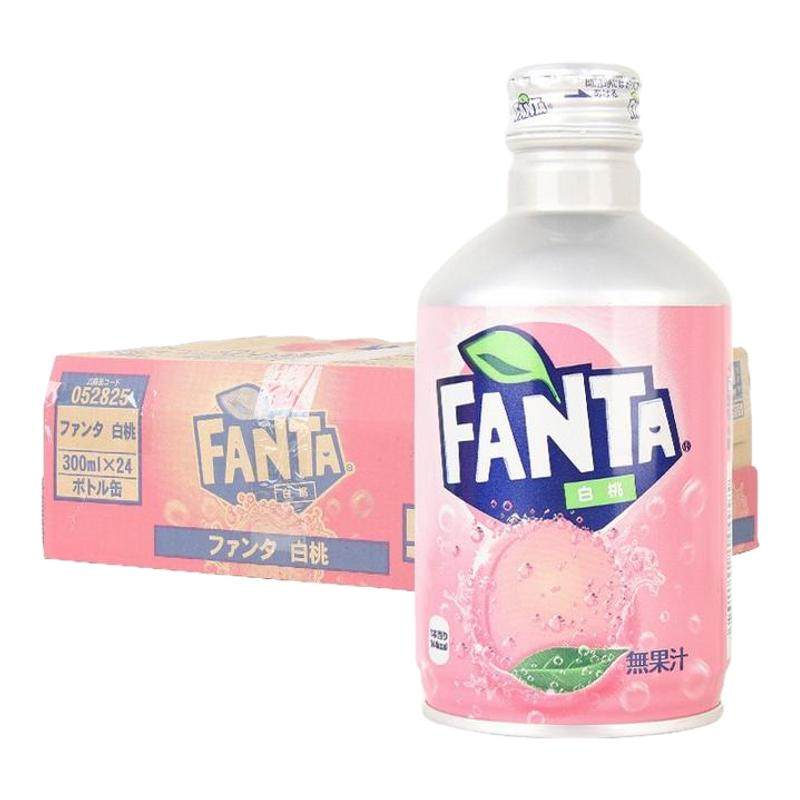 日本进口白桃味碳酸饮料整箱装