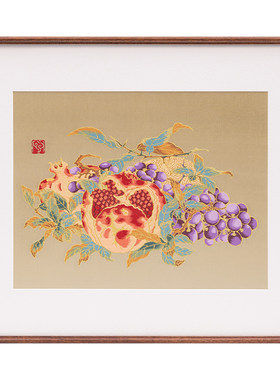 南京云锦研究所新中式装饰画